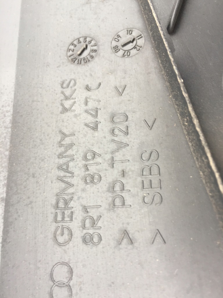 фото №9, Audi q5 8r жабо жёлоб жабо 8r1819447c eu