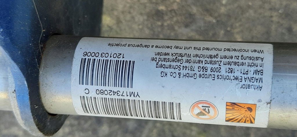 Петля капот піропатрон правий peugeot rcz ym17340080 ym17342080 Зі Шроту