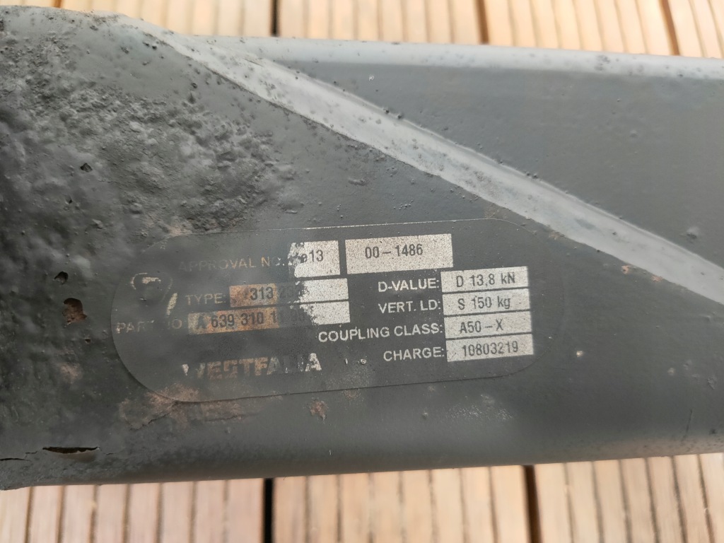 Mercedes vito w639 рестайлинг  09-14 фаркоп  буксировочный westfalia a6393101195 оригинальный номер с Разборки