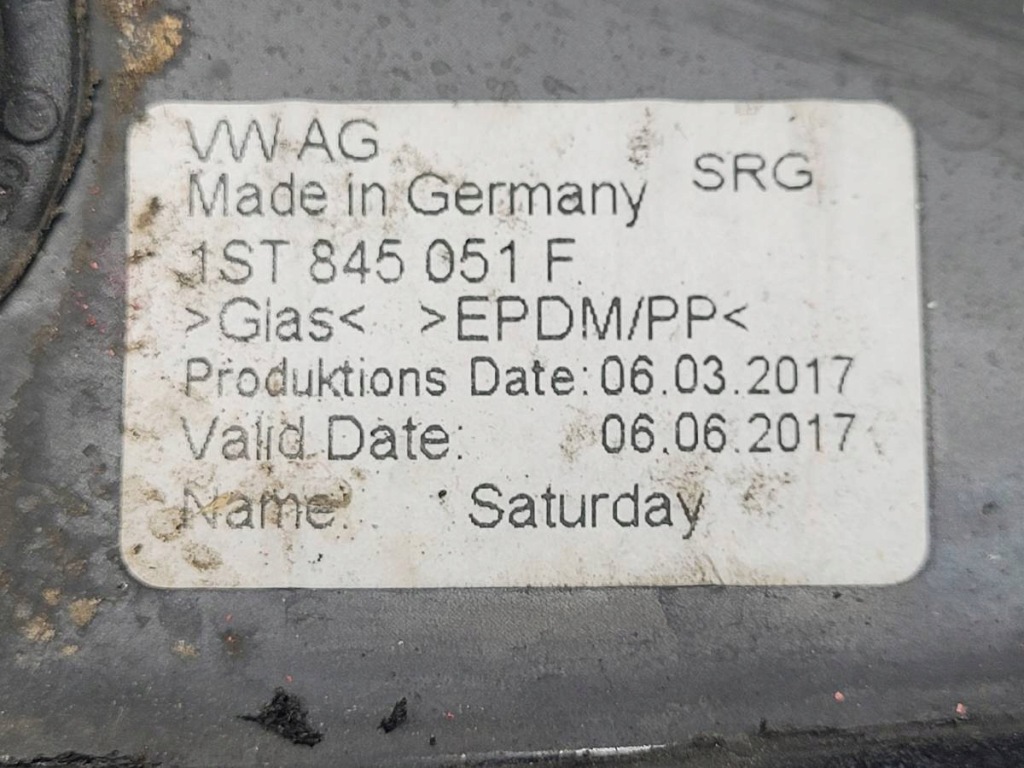 Скло задня кришки задній skoda citigo seat mi vw up оригінал Ціна