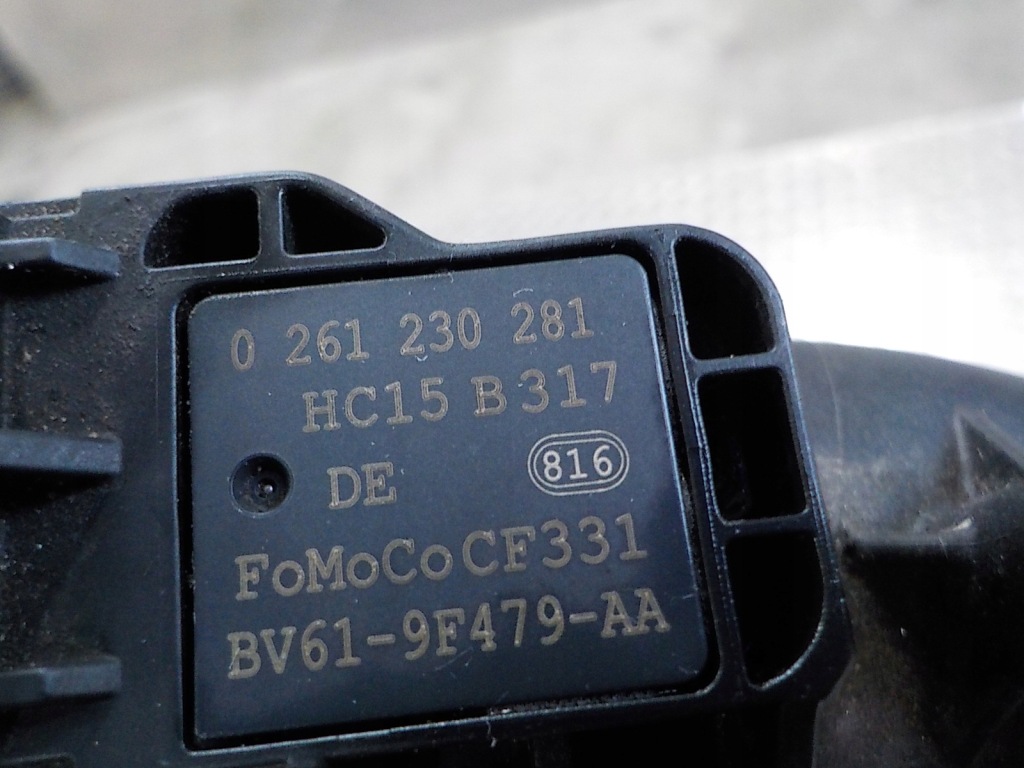 Ford fiesta mk7 1.0 пабтрубок  труба интеркулер Оригинал