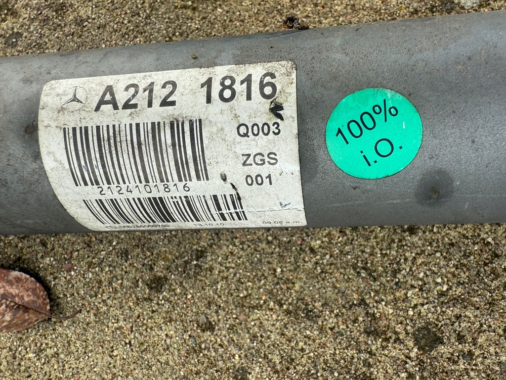 фото №5, Wał приводной mercedes w212 a2121816