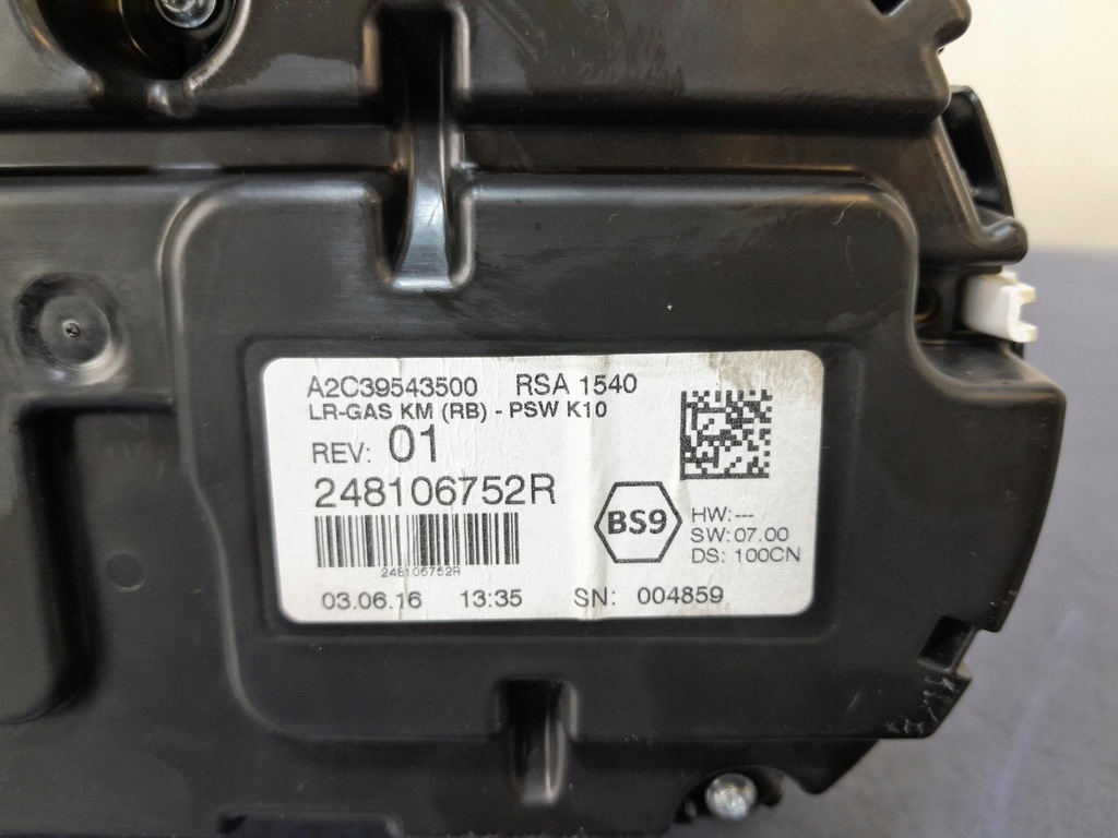 фото №5, Megane iv 1.6 sce счетчик приборы 248106752r