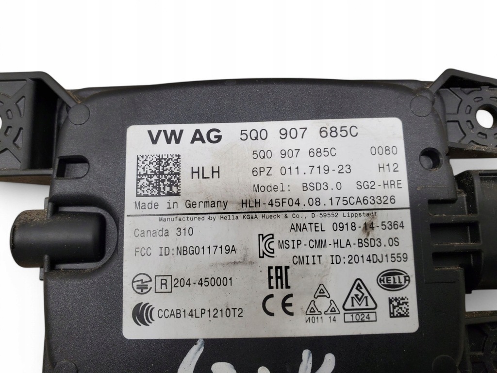 фото №6, Volkswagen tiguan 5q0907685c датчики поперечина руху