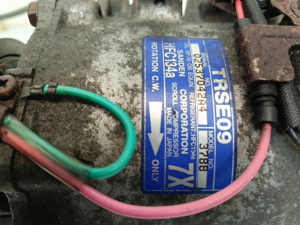 фото №8, Honda cr-v iii lift 09-12 компрессор кондиционера компрессор r20a2 2,0 b