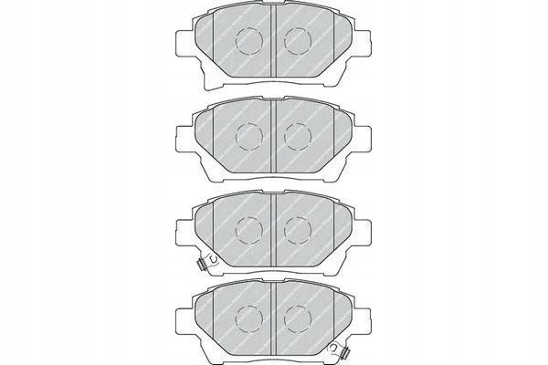фото №1, Ferodo fdb4236 набор тормозных колодок тормозных, тормоза дисковые