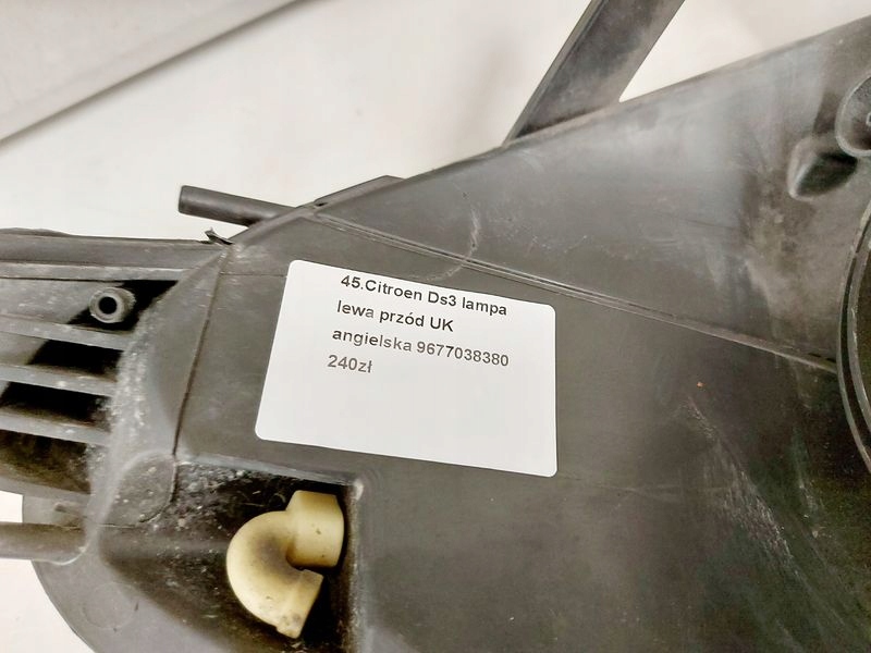фото №10, Citroen ds3 лампа левый перед uk левая передняя