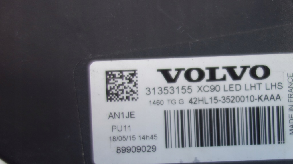 Volvo xc90 фара led правий 31353155 uk Зі Шроту