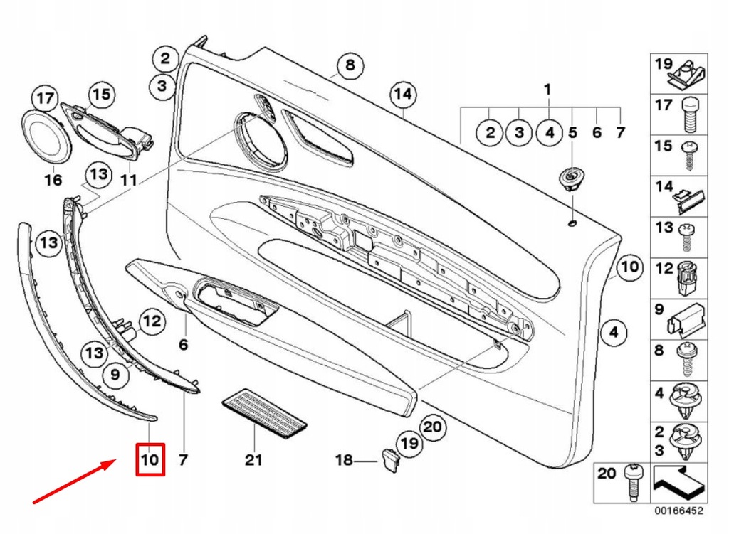 фото №7, Bmw 1 cabrio e88 передня частина правий door handle trim 6987538 51416987538