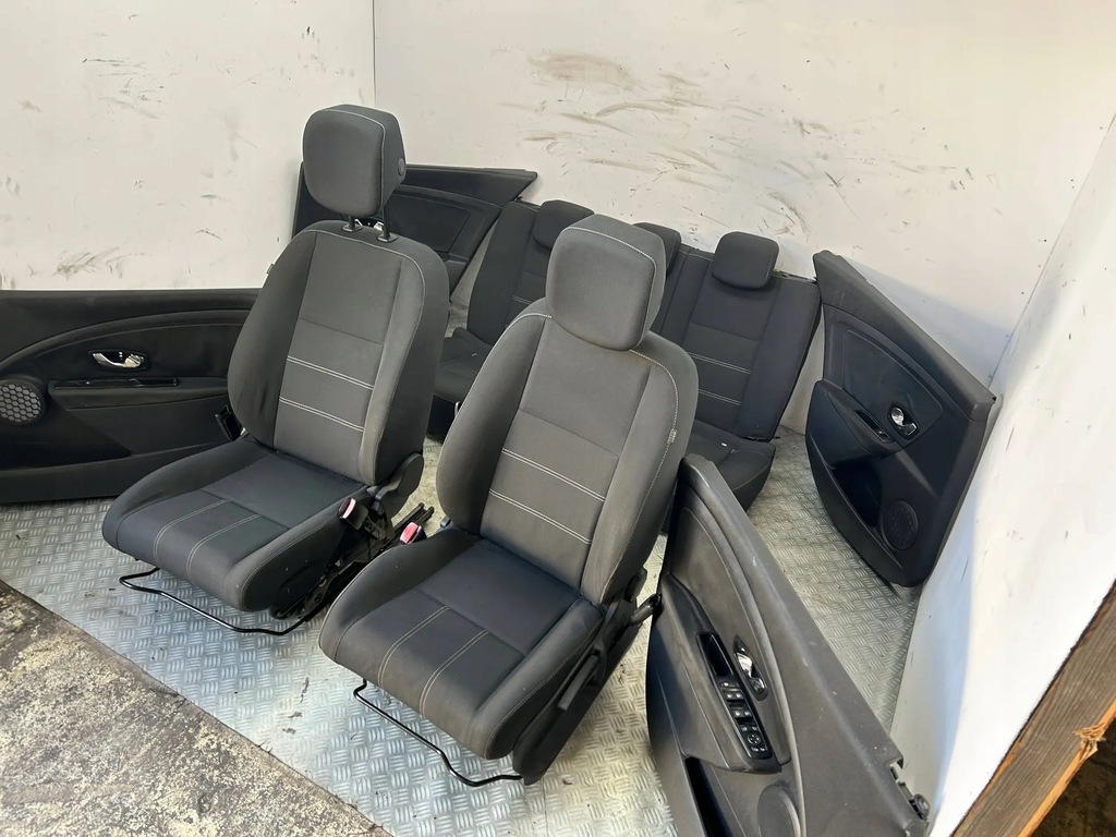 фото №3, Сидіння сидіння заднє сидіння обшивки комплект renault megane iii kombi