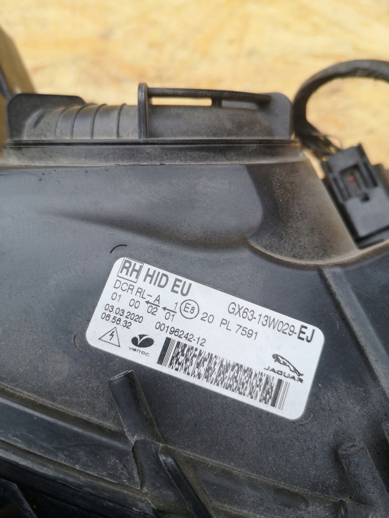 фото №10, F-pace лампа правый перед ксенон gx73-13w029-ej