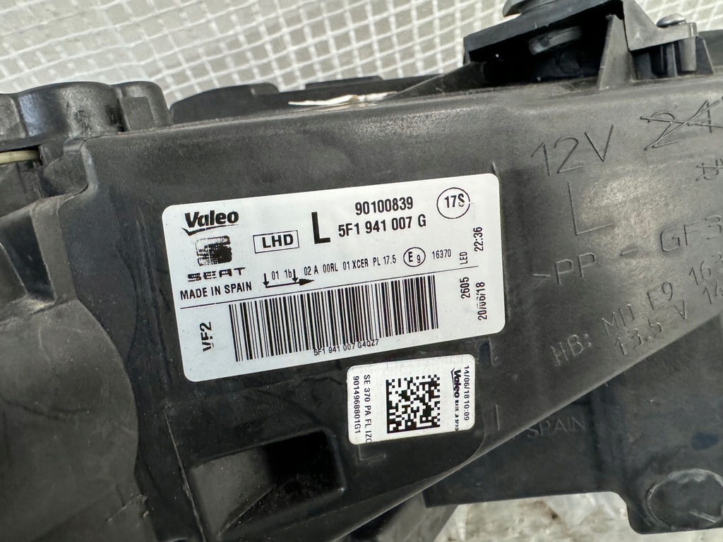 фото №7, Seat leon iii 3 lift левая лампа передняя full led