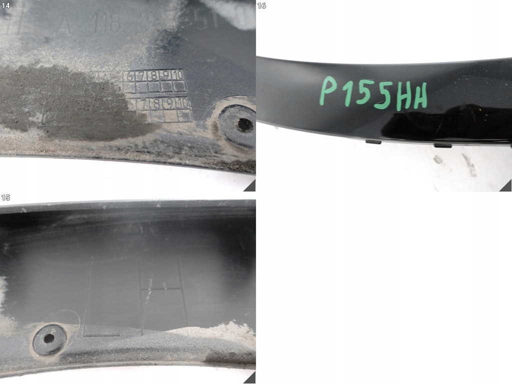 фото №15, Mercedes cla c118 ii 2 x118 amg 19-22 бампер молдинг спойлер левая перед