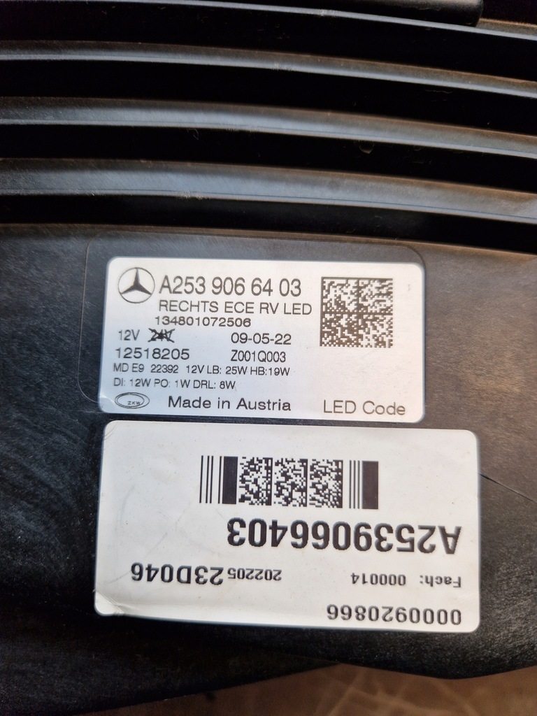 фото №12, Mercedes glc x253 lift лампа перед правая full led