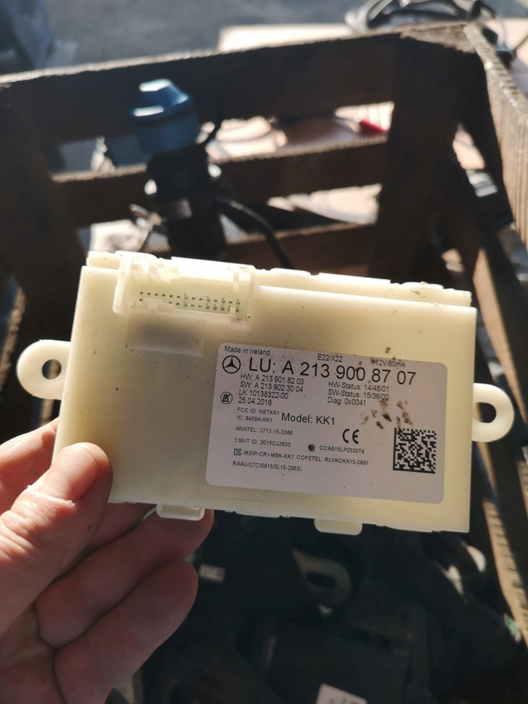 фото №1, Mercedes w213 модуль keyless go kk1 блок керування ideal