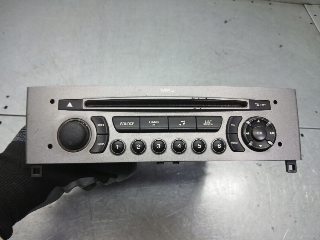 фото №1, Радио peugeot 308 i 08r 2.0hdi 96650206xh