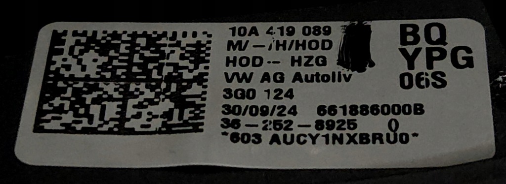 фото №15, Повітропровід підігрів acc vw id4 id 4 10a419089bq ypg