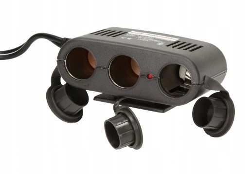 фото №9, Rozgałęziacz роз'єм прикурювача x3 з розетка прикурювача master