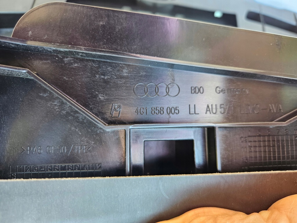 фото №14, Панель приладів приладова консоль панель приладів audi a6 c7 4g czarna 11-18 оригінал