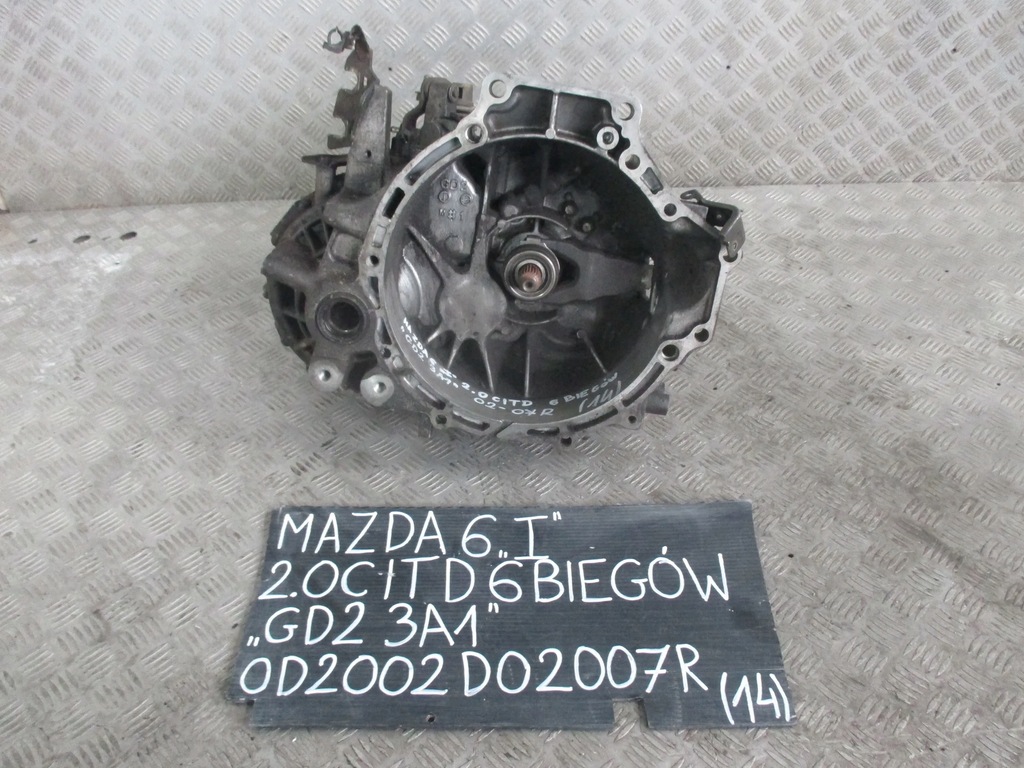 фото №7, Коробка передач mazda mazda 6 gd23a1