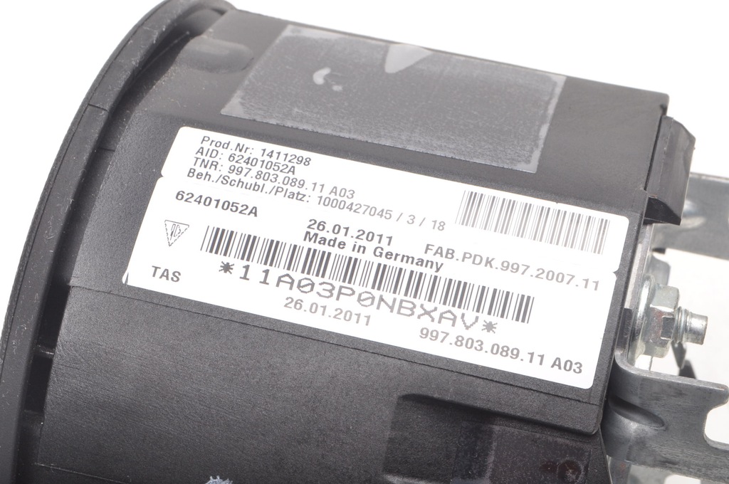 фото №7, Porsche boxster 987 lift подушка повітряна водія подушка безпеки 99780308911