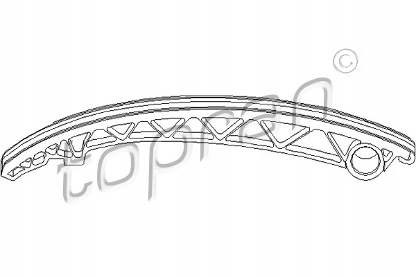 фото №1, B1a8d9_e направляющая цепи распределительного вала opel agila /corsa