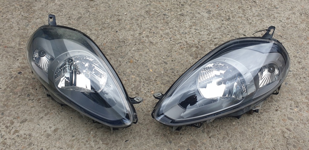 фото №7, Лампы передние правая + левая fiat punto evo 2009-