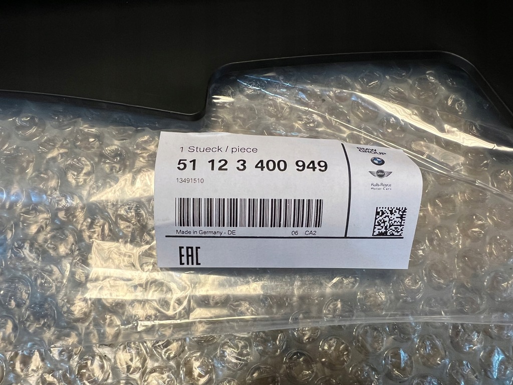 фото №6, Bmw x3 e83 przedlift заглушка бампера 51123400949