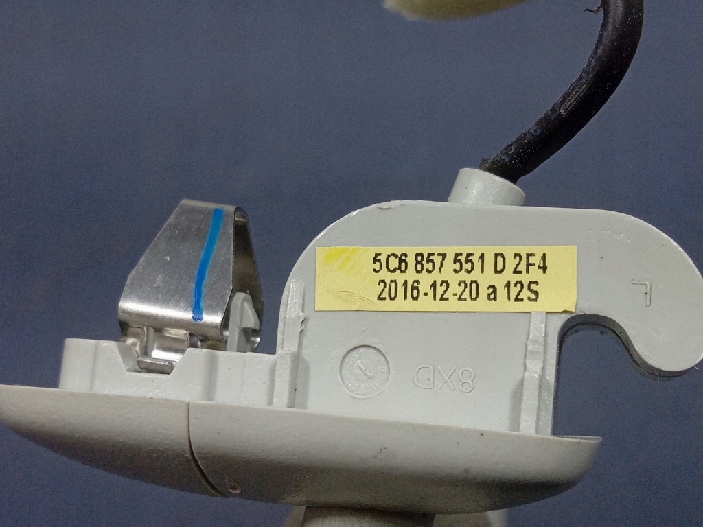 фото №5, Vw jetta vi 5c6 козирок захист сонцезахисна ліва 5c6857551d