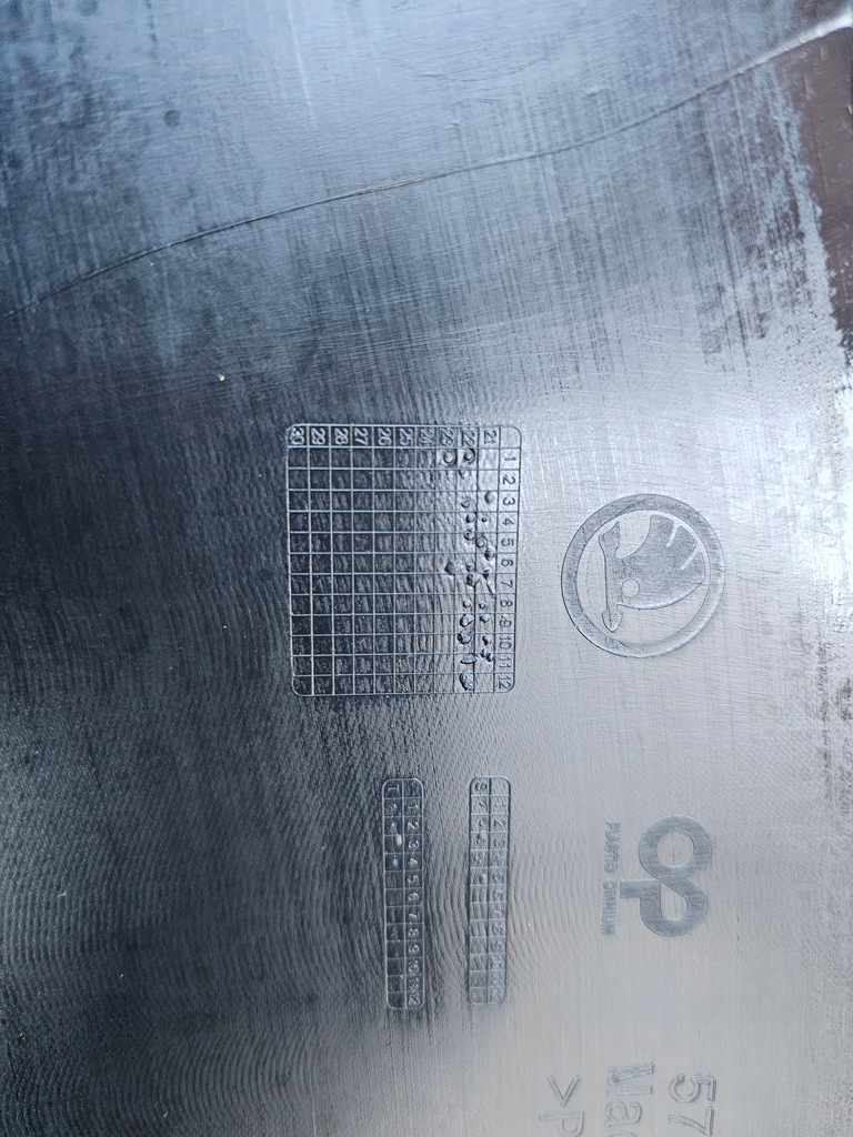 фото №12, Dół бампера спойлер бампер решётка skoda karoq lift 2021- 57a перед