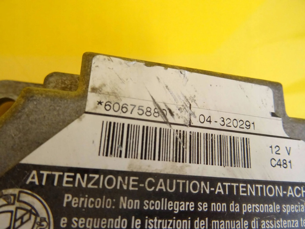 фото №2, Модуль датчик подушка безопасности alfa romeo 156 60675880 nr1333