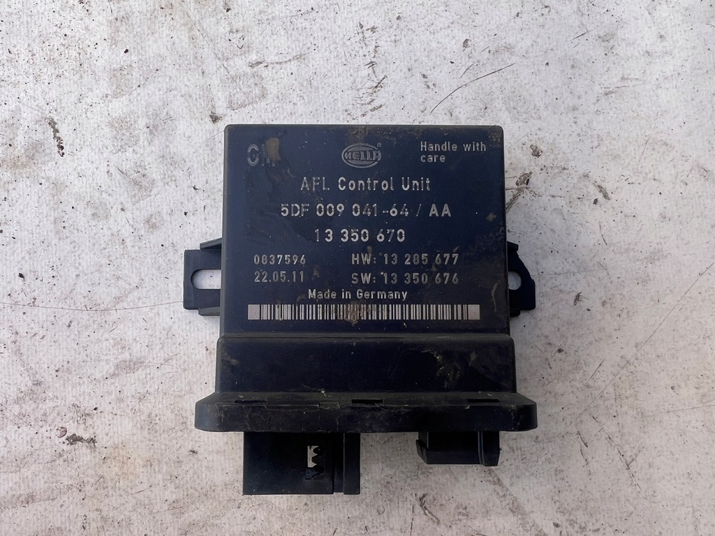 фото №1, Opel astra j 4 iv модуль блок управления света ксенон