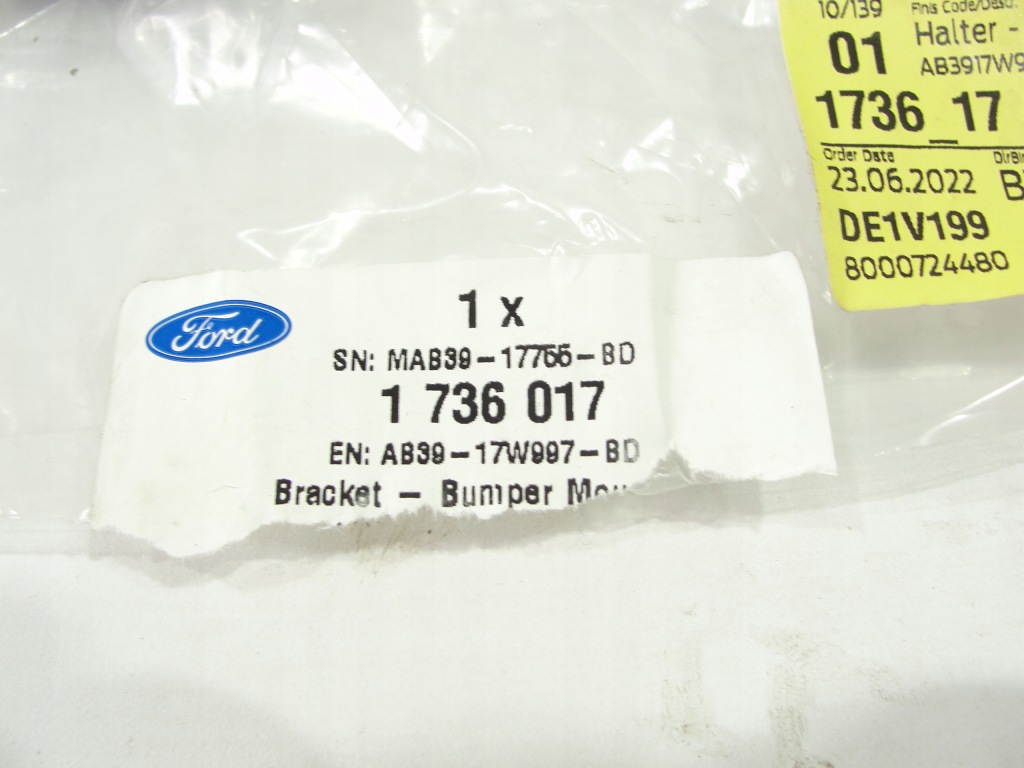 фото №4, Кронштейн бампера перед лівий ford ranger