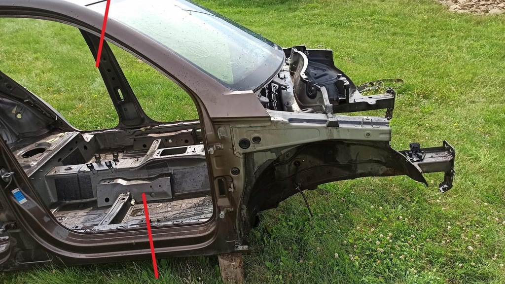 фото №1, Vw tiguan четверть лонжерон правый перед lh8z