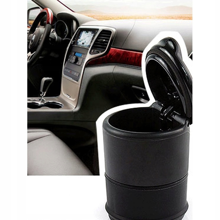 Попільничка автомобільна led корзина w місце чашка хром Доставка