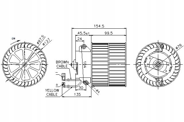 фото №1, Nissens воздуходувка opel astra f astra f classic cali