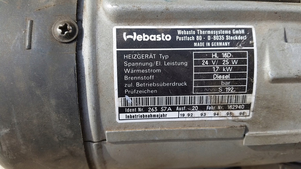 фото №7, Webasto air top 18 24v/25w дизель