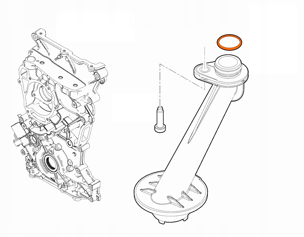 Купити Ущільнювальне кільце прокладка маслоприймач оливи оригінал mopar alfa romeo tonale 1,5