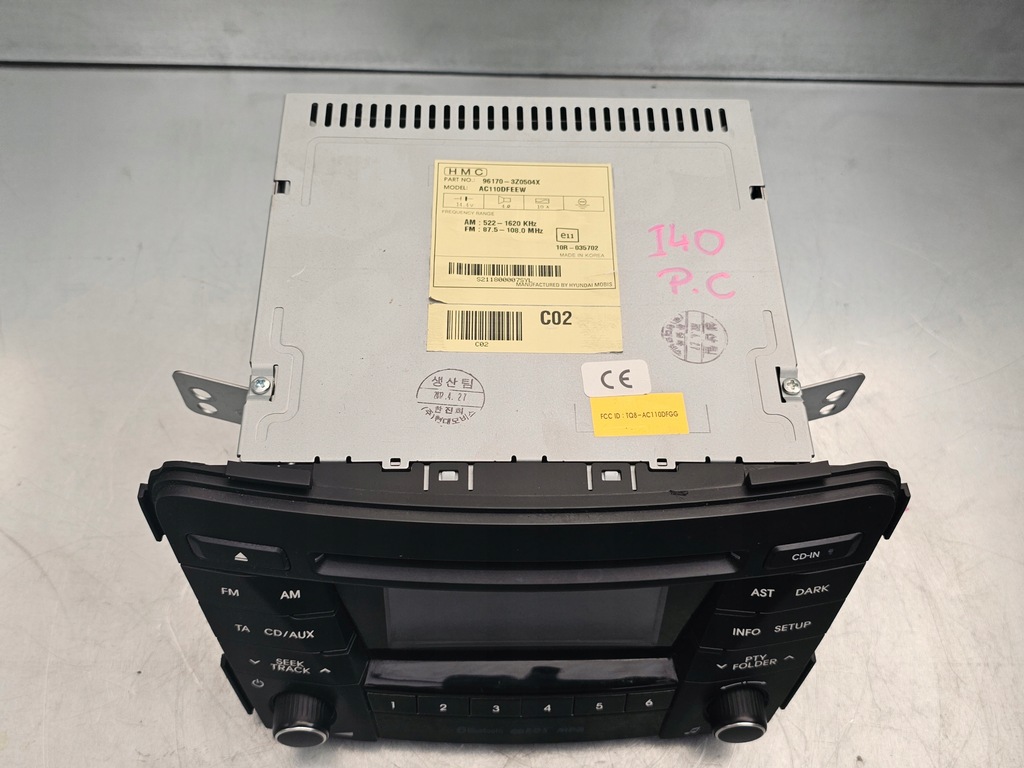 фото №7, Hyundai i40 2012- cd радіо радіопрогравач 96170-3z0504x