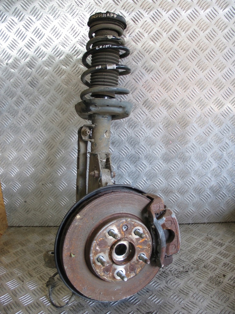 фото №1, Поворотный кулак kpl правая передняя opel insignia 2.0cdti