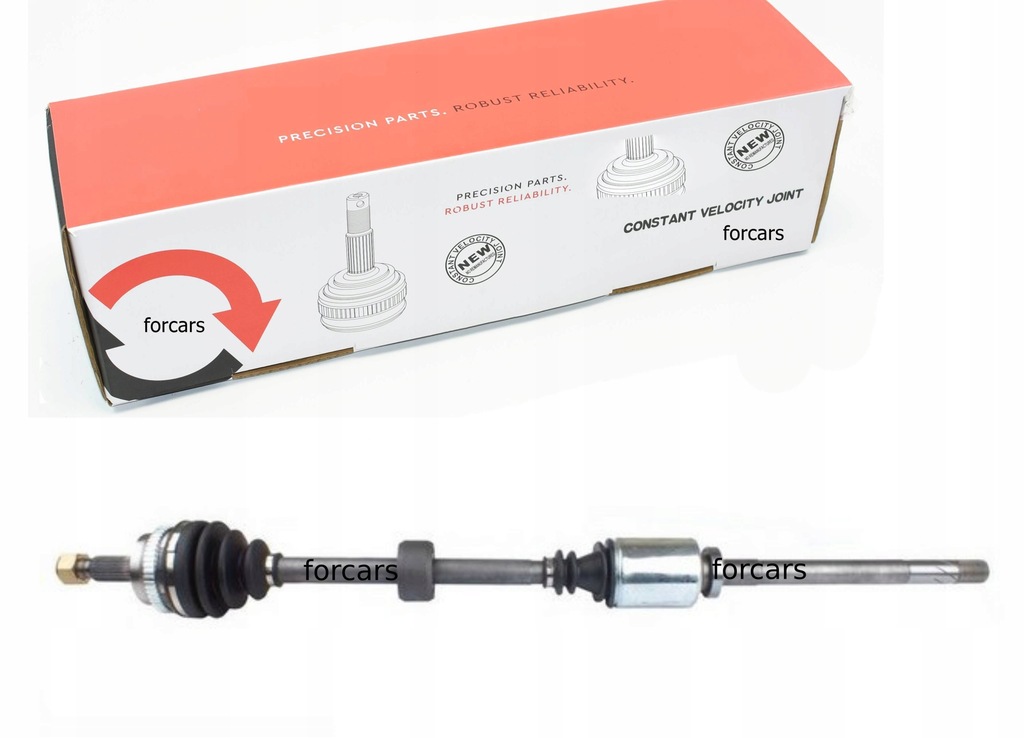 фото №1, Приводной вал правая renault master ii opel movano 2.8 dti