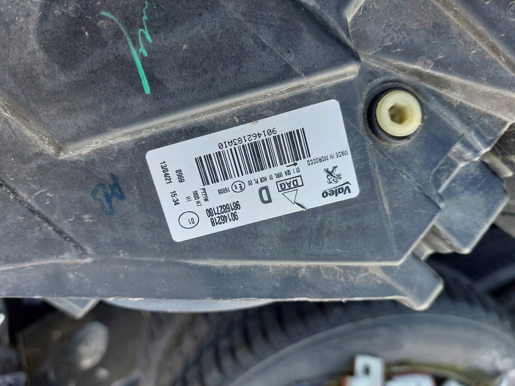 фото №6, Лампи передні права+ ліва комплект peugeot rifter europa