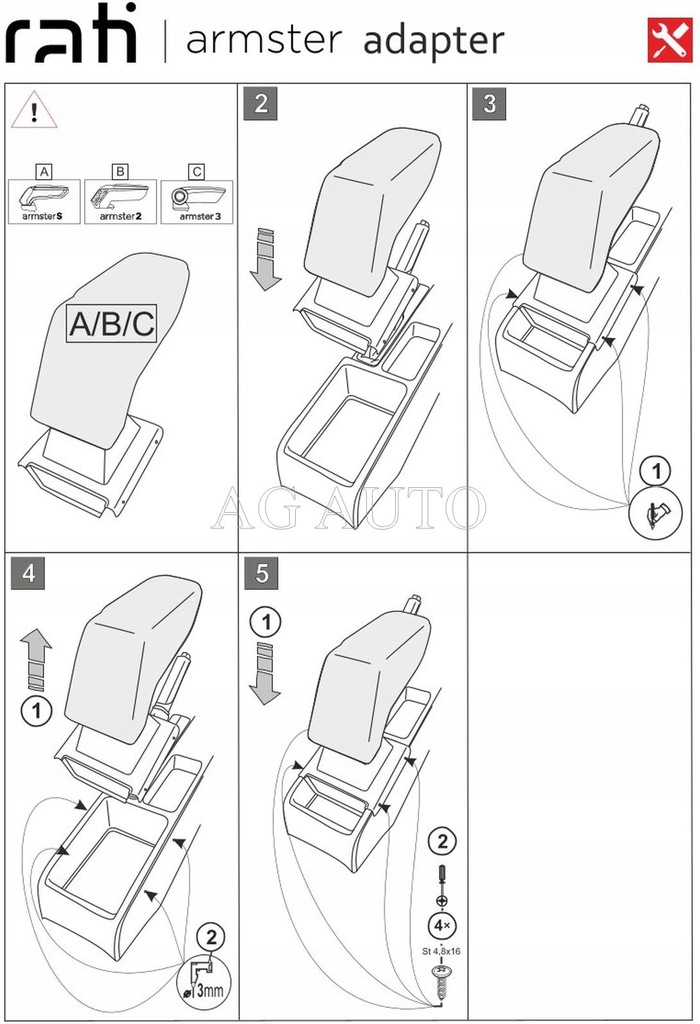 фото №7, Підлокітник з адаптер do škoda octavia iii, 2013-2020, arm2-black