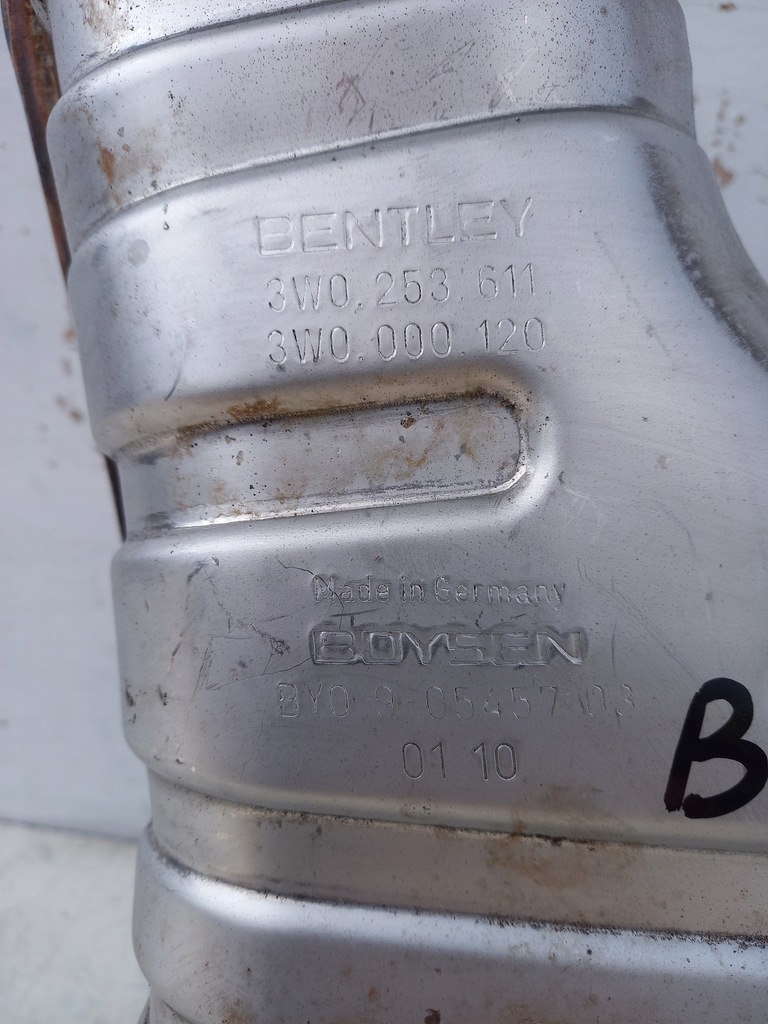 фото №4, Система выпускной гаситель правый bentley continental gt gtc 3w0253611 3w0000120