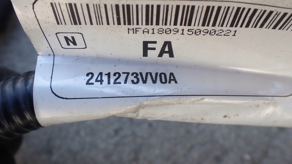 фото №5, Джгут трубопровід двері nissan note e12 241273vv0a