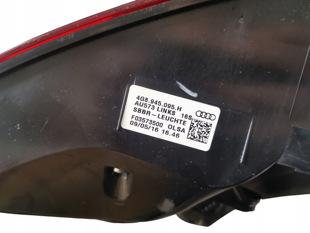 фото №11, Gd audi a7 lift ls9r задня kompletny кришка багажника бампер лампи matrix