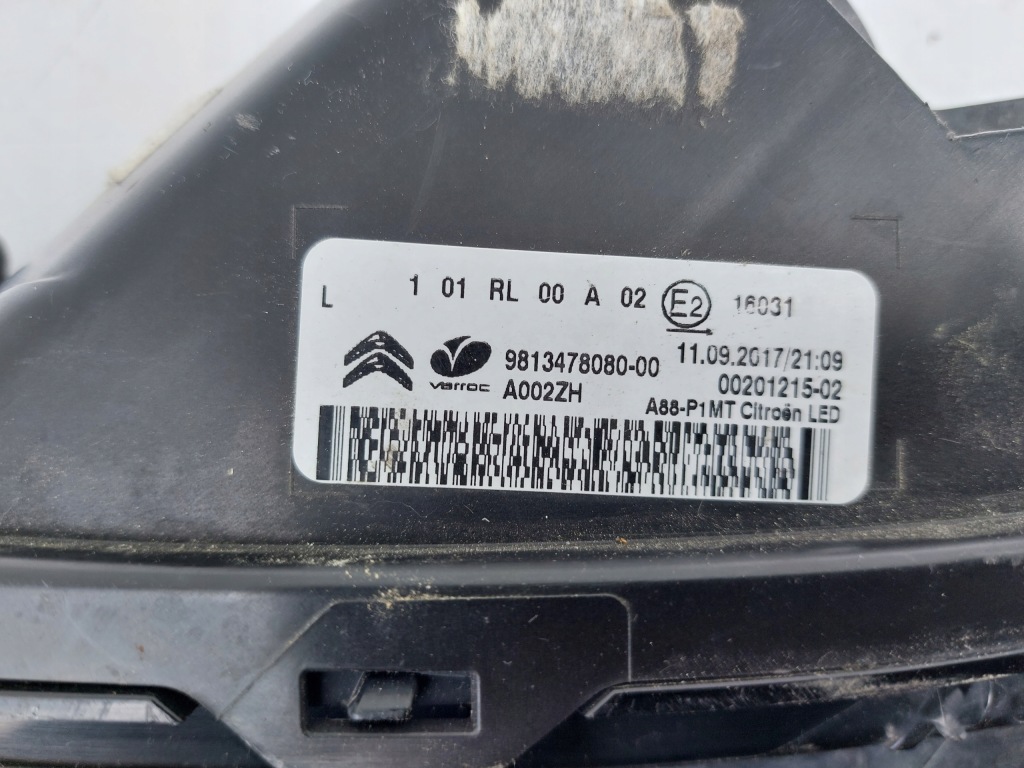 фото №11, Лампа led drl левый перед citroen c3 aircross