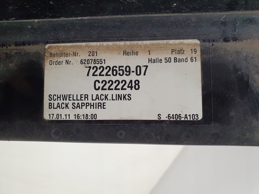 фото №9, Bmw 5 gt f07 молдинг порог левая 475