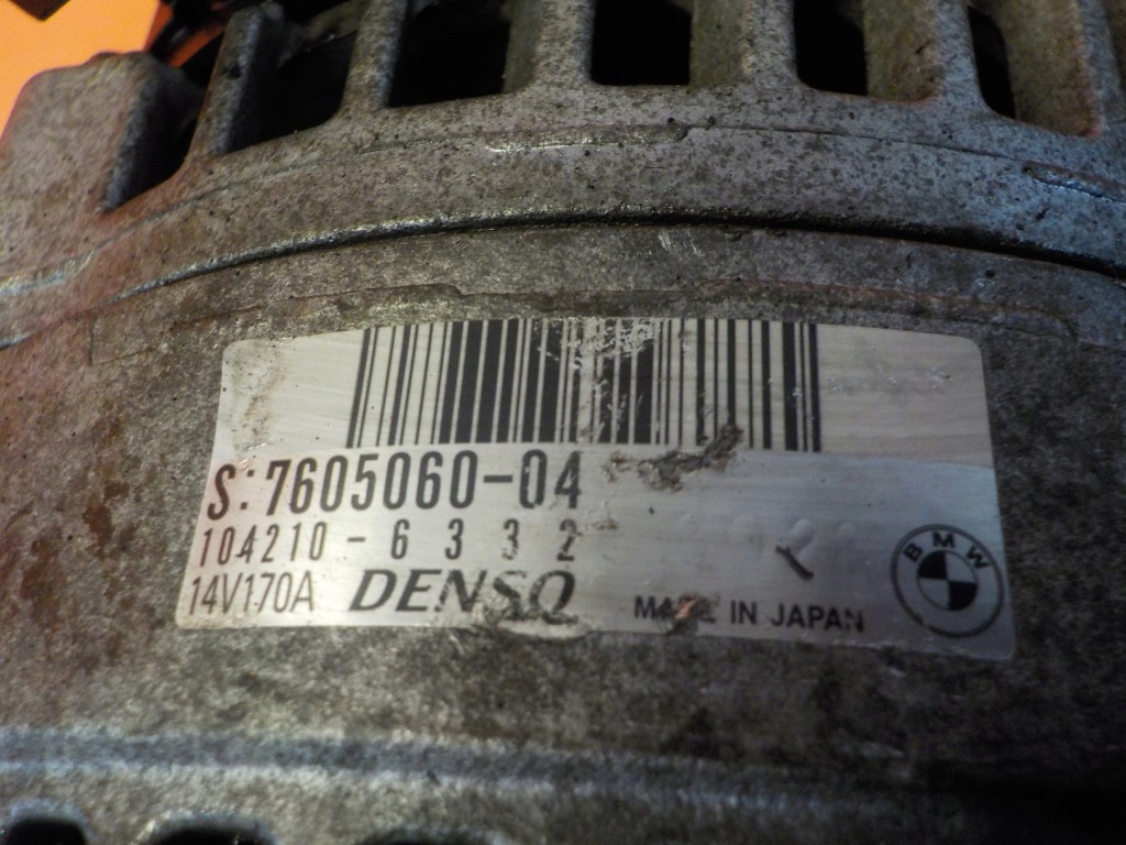 Bmw f20 1 f30 1.6 b 13r 136km n13b16a генератор 7605060 Недорого