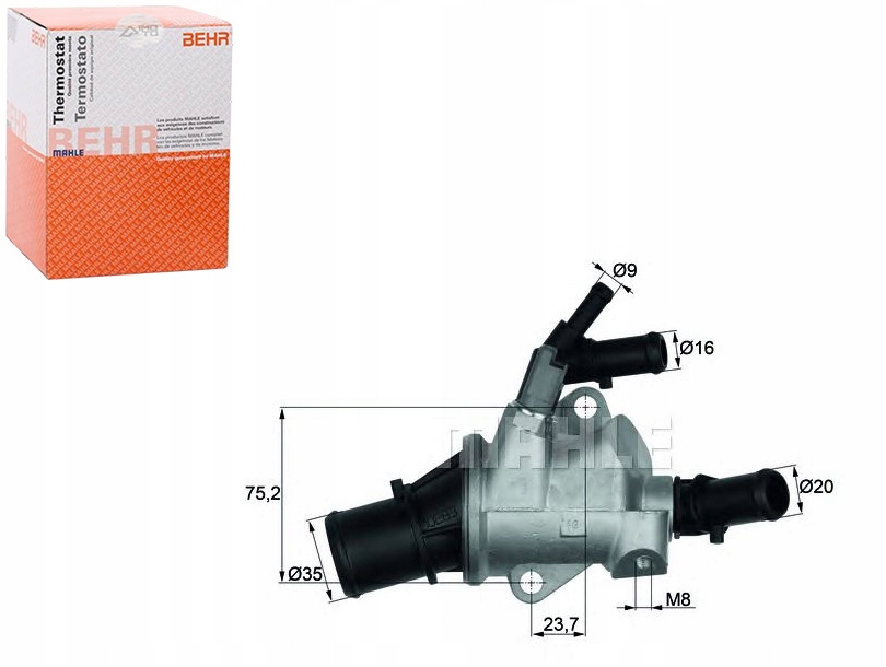 фото №1, Behr термостат alfa romeo 159 2.4 jtdm 939